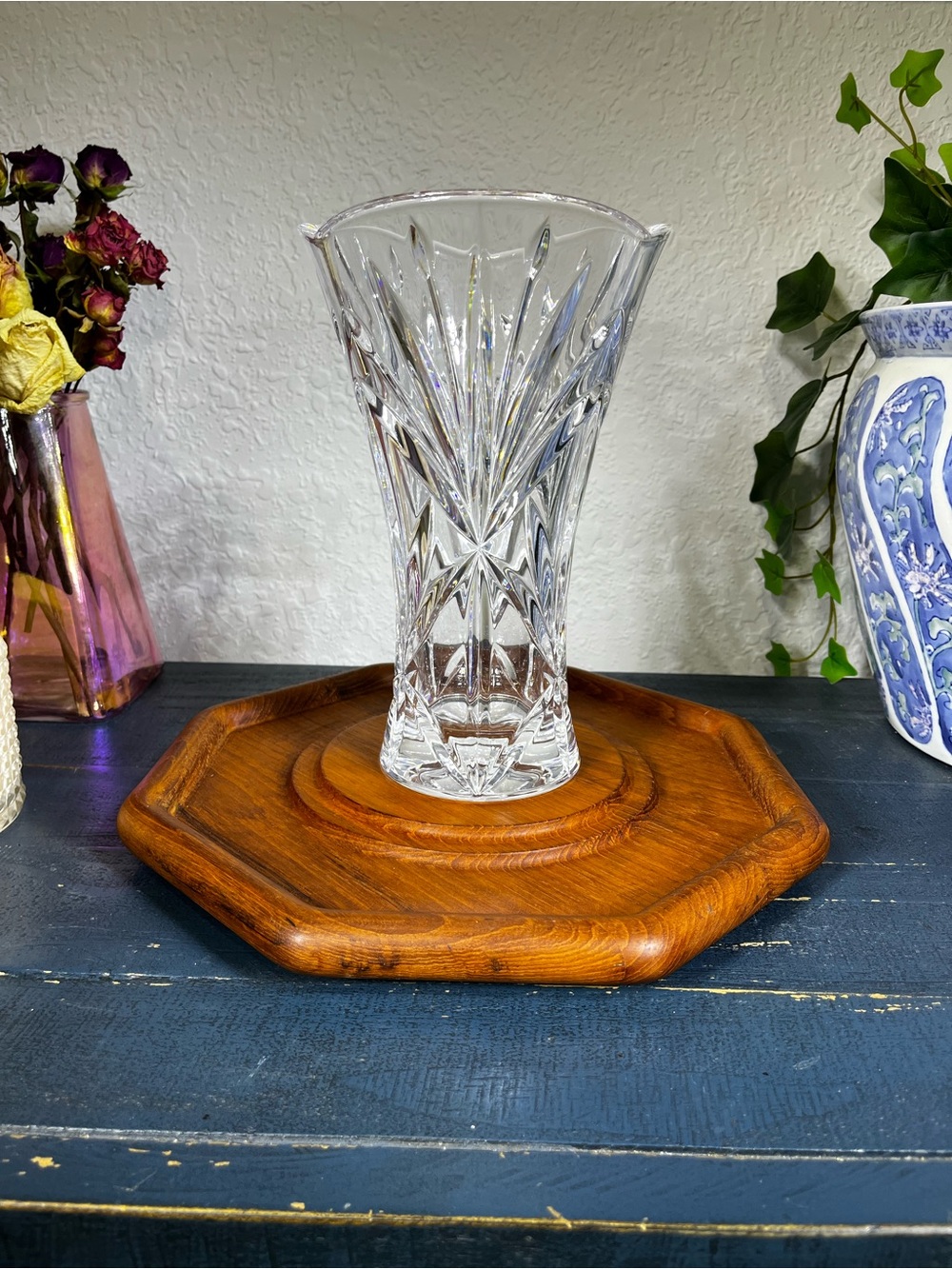 Marquis by Waterford Crystal Flared Vase - Southvale Pattern